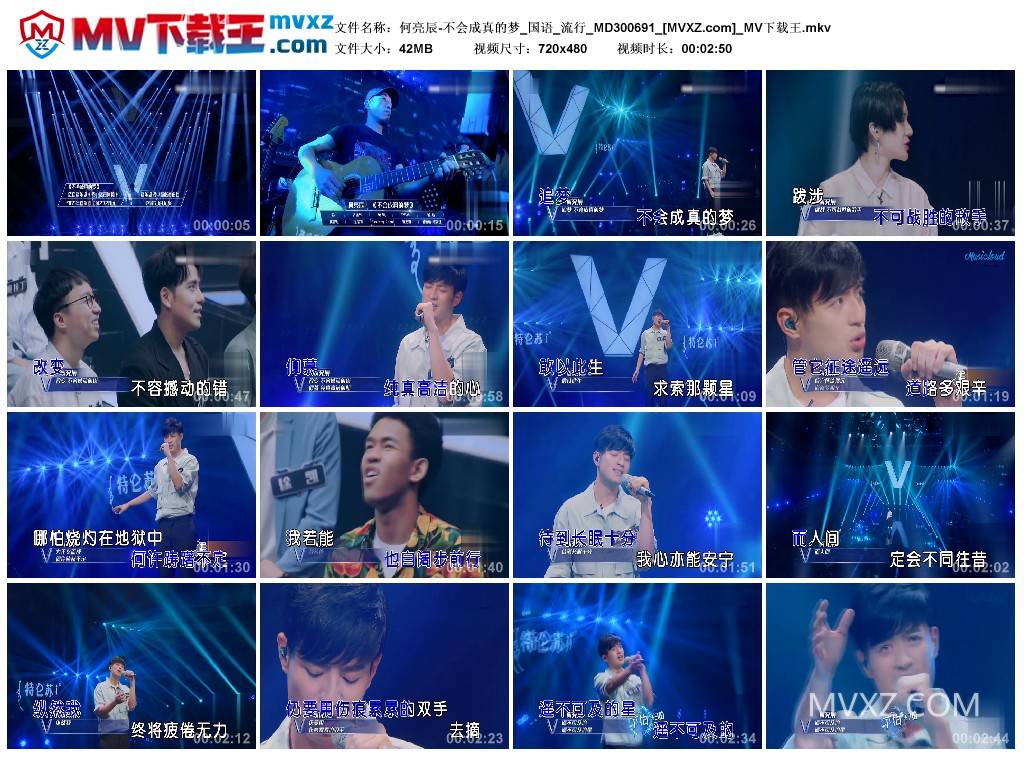何亮辰-不会成真的梦_国语_流行_MD300691
